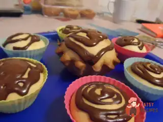 Маффіни з шоколадним кремом