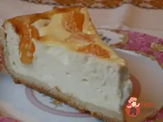 Сирний пиріг з мандаринами