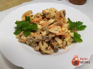 Салат із кальмарами