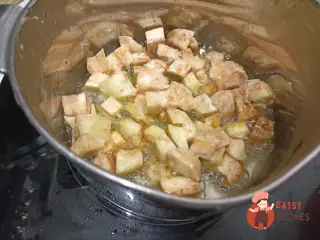 Крок 9: Салат із хрусткими баклажанами