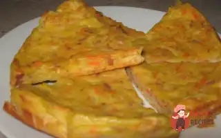 Запіканка З Морквою Та Шинкою