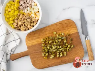 Крок 6: Салат «Грибний кошик» з куркою
