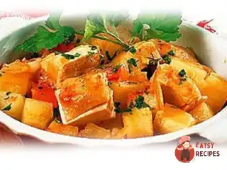 Печеня з баранини зі стручковою квасолею