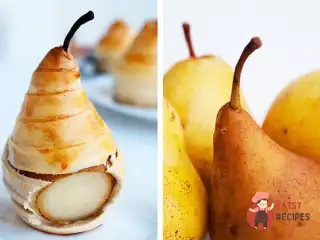 Медові груші з ваніллю в листковому тісті