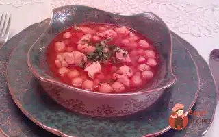 Турецький Курячий Суп З Нутом