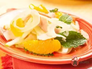 Лосось з апельсинами та фенхелем