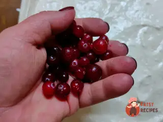 Крок 13: Сирна запіканка з журавлиною та лимонною цедрою