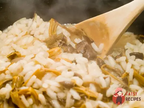 Різотто з лисичками та цибулею-шалотом