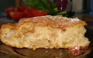 Горіховий Пиріг З Бананом Та Грушею