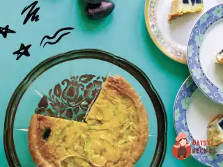 Кіш із синім накладним нігтем