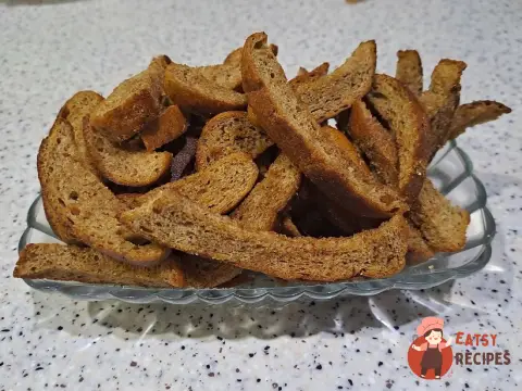 Сухарики з житнього хліба
