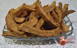 Сухарики З Житнього Хліба