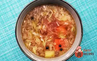 Суп З Яловичини Та Квашеної Капусти