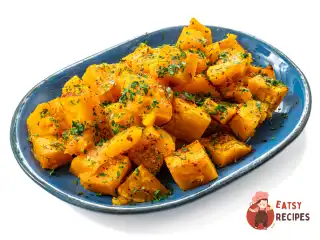 Гарбуз у духовці шматочками