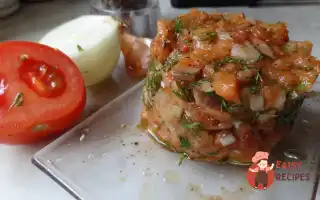 Тартар Із Лосося З Помідорами