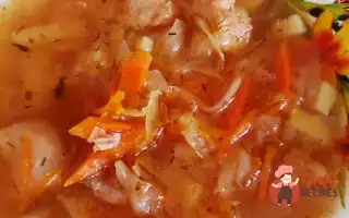 Щи Зі Свіжої Капусти Із Зеленню