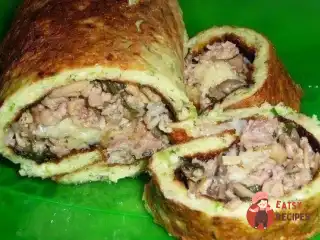 Рулетики з кабачків з м'ясною начинкою