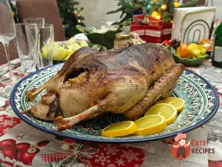 Крок 15: Запечений гусак з апельсинами та яблуками