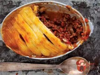Картопляна запіканка з м'ясом