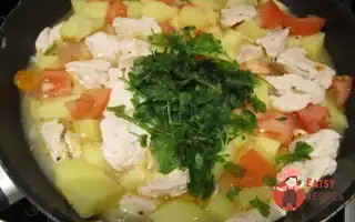 Тушкована Індичка З Овочами