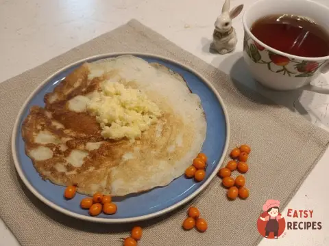Млинці з яєчно-масляною болтункою