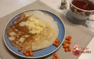 Млинці з яєчно-масляною болтункою