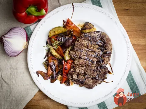 Рамштекс з овочами