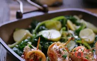 Кальмари Фаршировані Рисом З Прошутто.