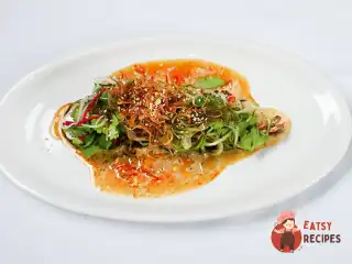 Креветки з цукіні в солодкому соусі чилі