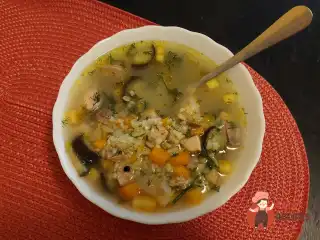 Рибний суп із булгуром