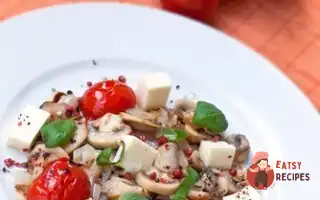 Салат Із Печериць З Моцарелою
