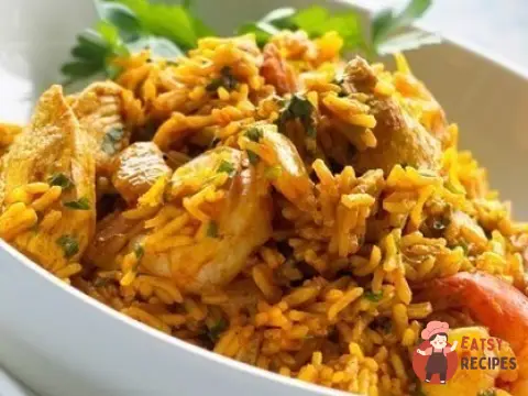 Плов з куркою та овочами