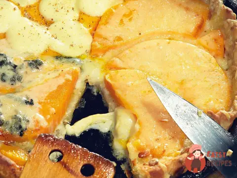 Пиріг з гарбузом та сиром
