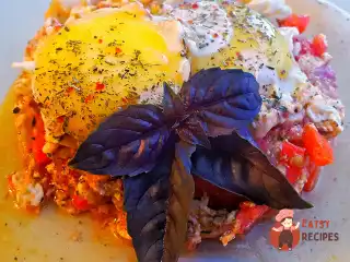 Омлет зі свіжими овочами