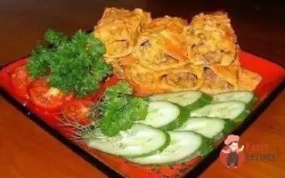 Каннеллоні, Фаршировані Фаршем Та Овочами.