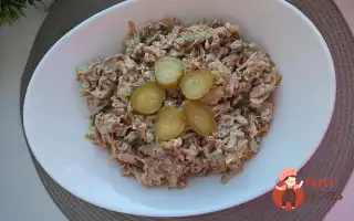 Печінковий Салат Із Солоними Огірками
