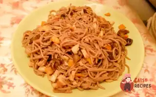 Гречана Локшина З Кальмарами, Грибами Та Цедрою