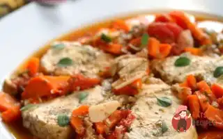 Холодна Закуска З Палтуса З Морквою, Фенхелем, Лимоном Та Часником