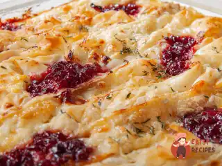 Пиріг із тіста філо з сиром брі