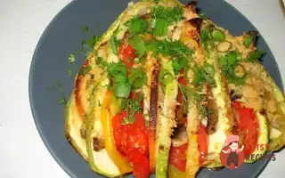 Кабачковий Віяло З Куркою Та Овочами