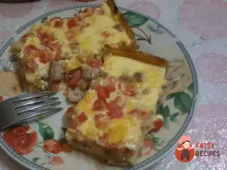 Картопляний пиріг з куркою