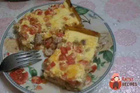 Картопляний пиріг з куркою