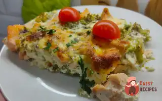 Запіканка З Сьомги Та Броколі