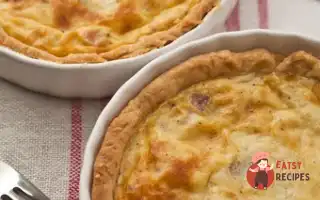 Французький Сирний Пиріг З Яблуками Та Шинкою