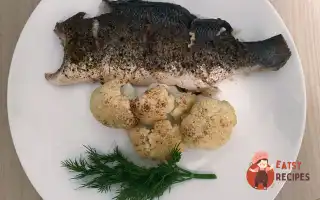 Сибас З Капустою Запечений В Духовці.