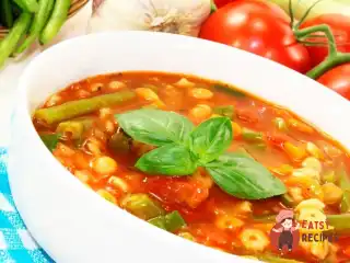 Мінестроне з консервованими помідорами