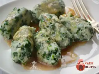 Сирні коржі зі шпинатом (Gnudi)