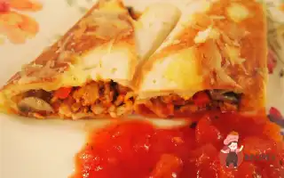 Кесаділля З Куркою Та Грибами