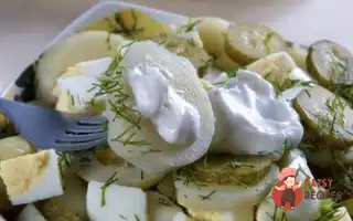 Картопляний Салат Із Яйцем
