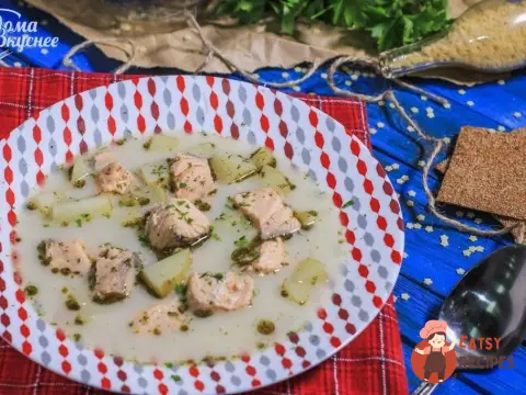 Юшка з лосося по-фінськи